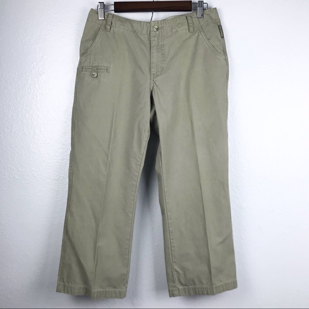 Columbia Women’s Khaki Outdoor Hiking Capri Pants Size 6
